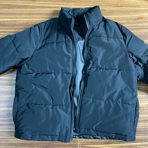John Galt Brandy Melville Black Puffer Coat